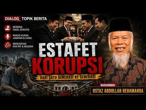 Ustaz Abdullah Hehamahua : "Estafet Korupsi"