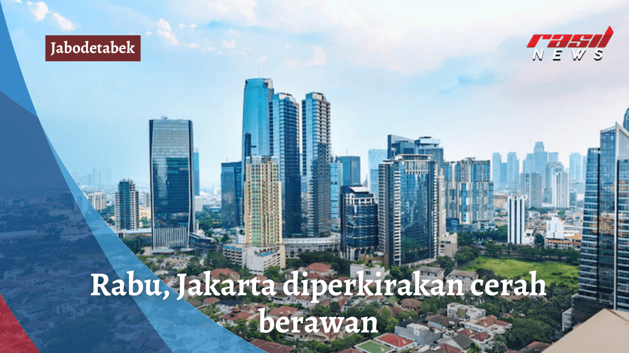Rabu, Jakarta diperkirakan cerah berawan