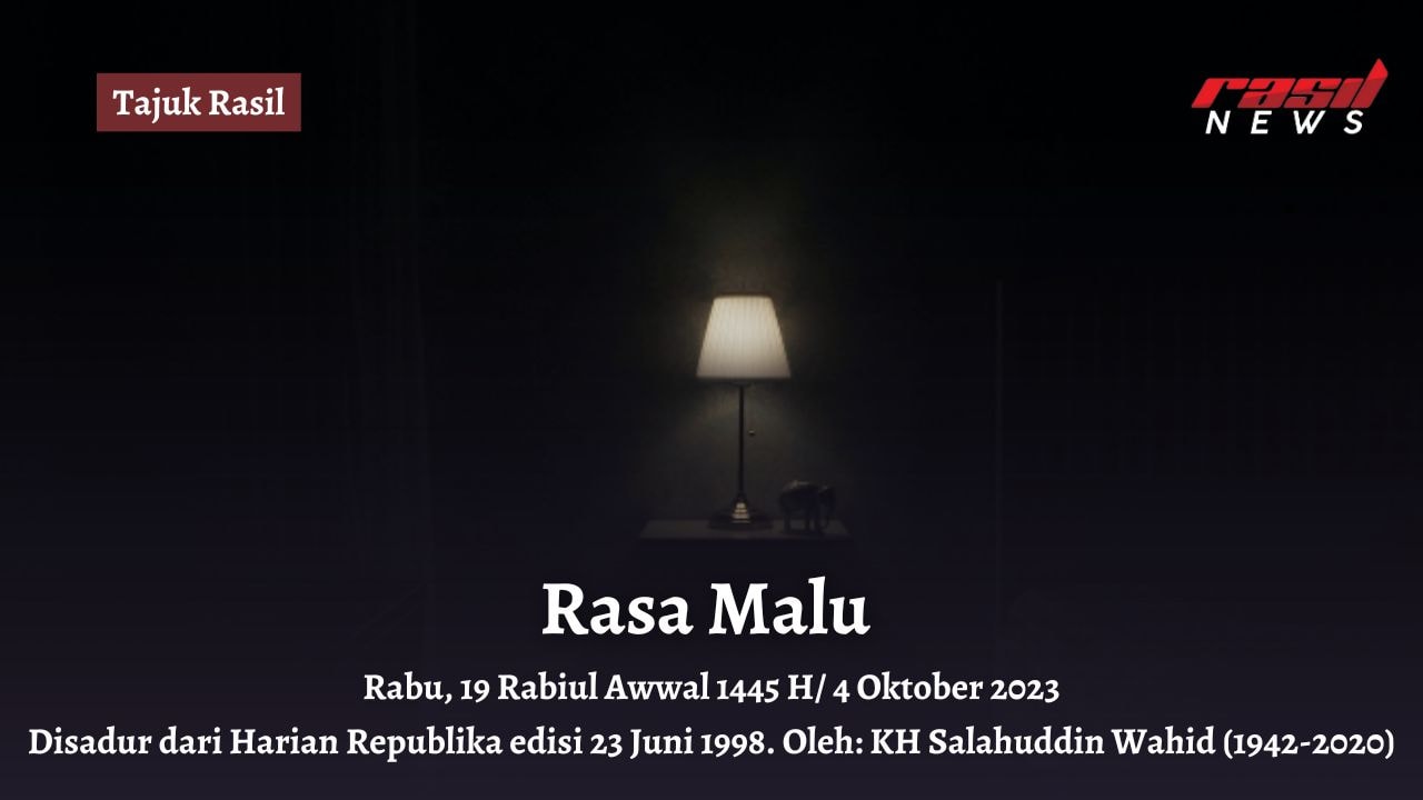 Tajuk Rasil “Rasa Malu”