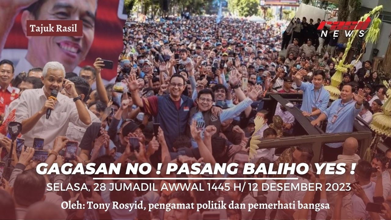 Gagasan No ! Pasang Baliho Yes !