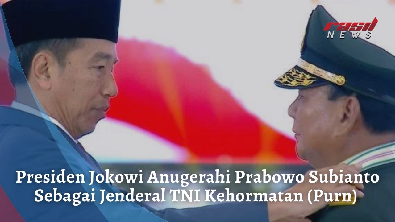 Presiden Jokowi Anugerahi Prabowo Subianto Sebagai Jenderal TNI Kehormatan Purnawirawan