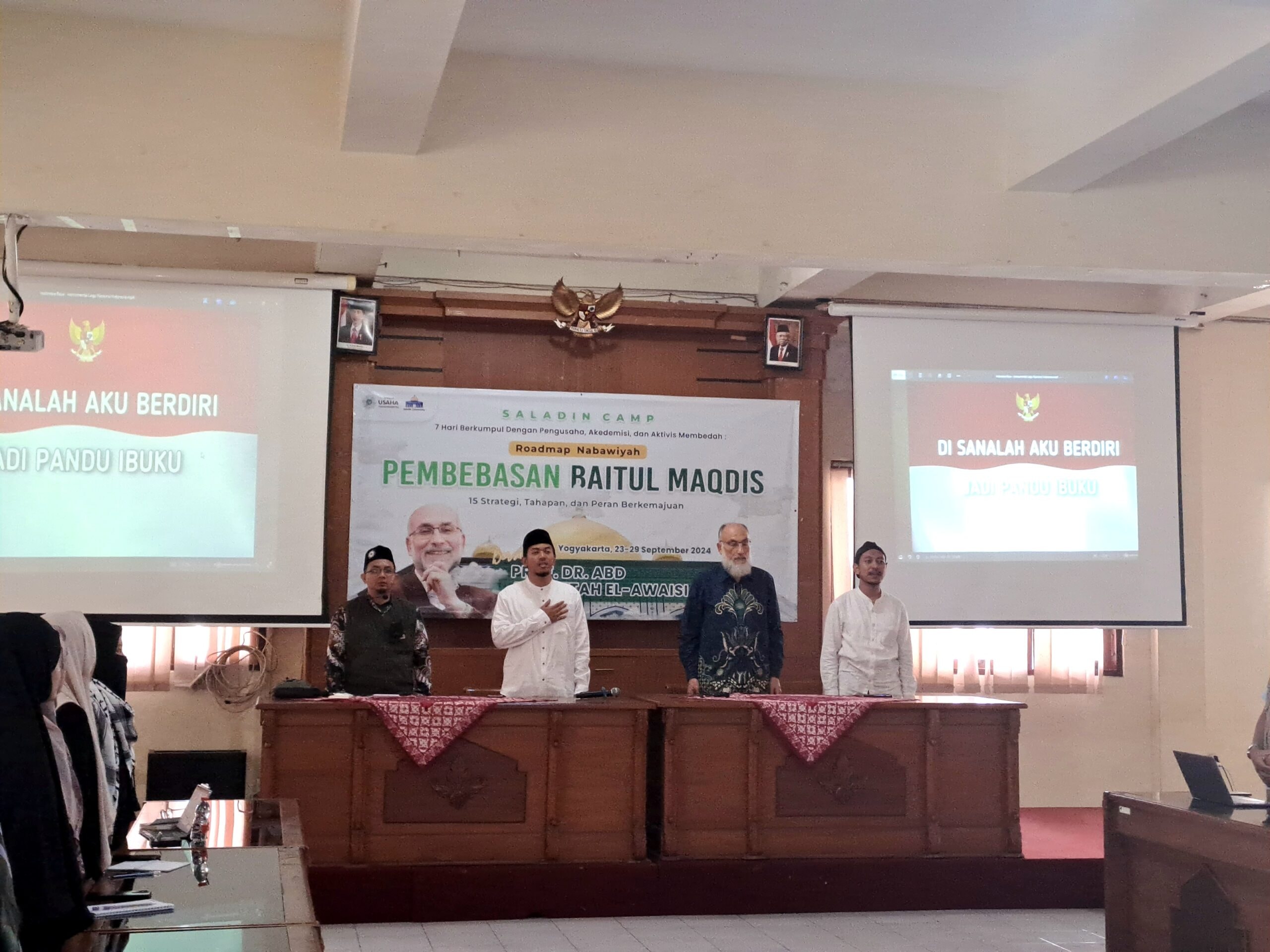 AWG dan MaeCI Ikut Saladin Camp Pembebasan Baitul Maqdis di Yogya