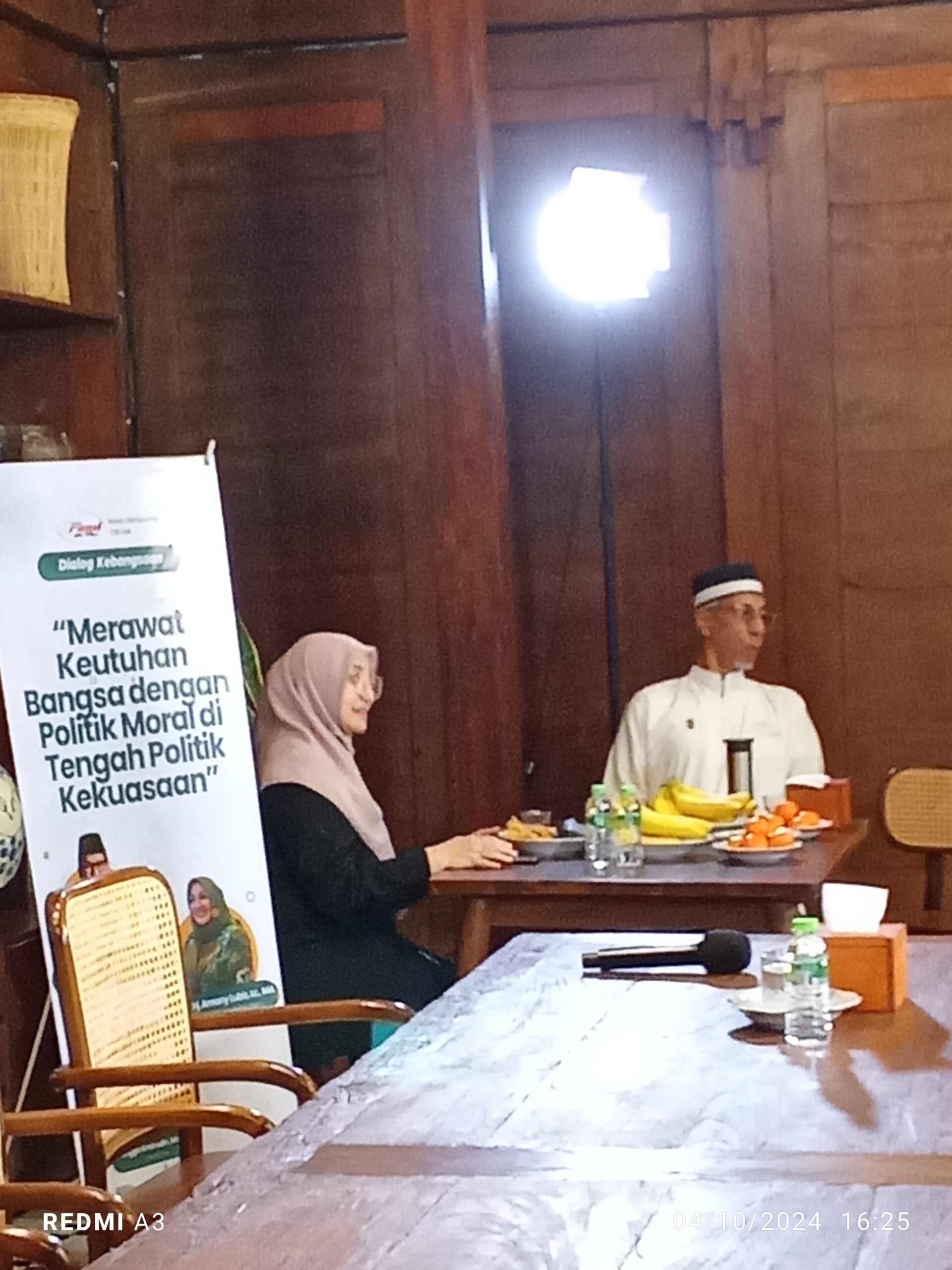 Merawat Keutuhan Bangsa dengan Politik Moral, Ir. Faried Thalib Membuka Acara di Dialog Kebangsaan