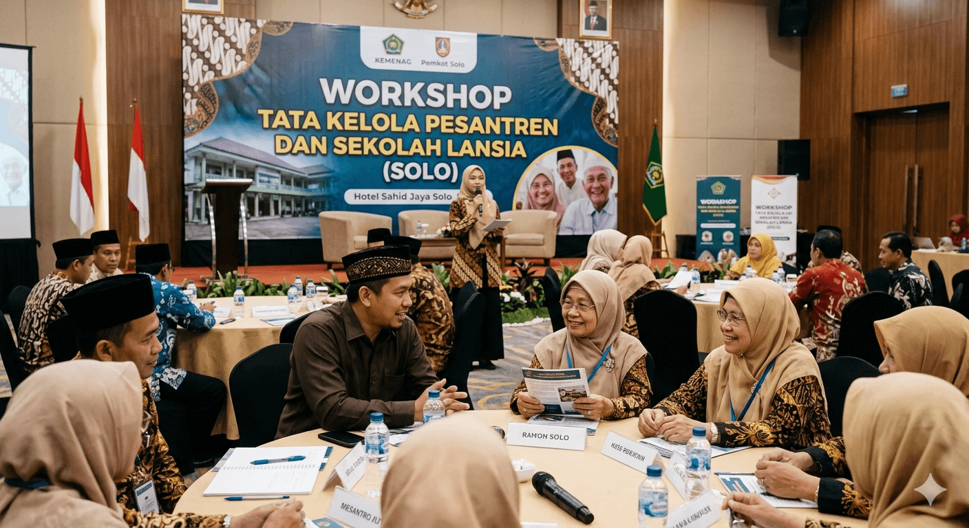 JPLN UMMIKU Gelar Workshop Tata Kelola Pesantren dan Sekolah Lansia di Solo