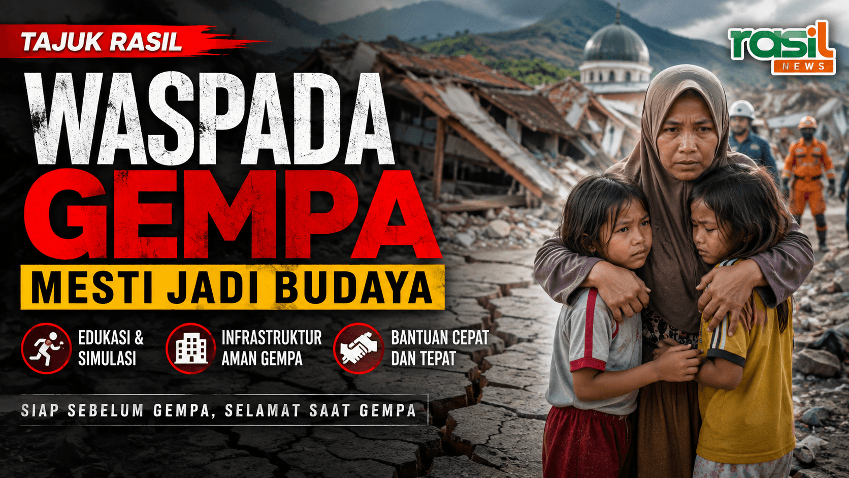 Waspada Gempa Mesti Jadi Budaya