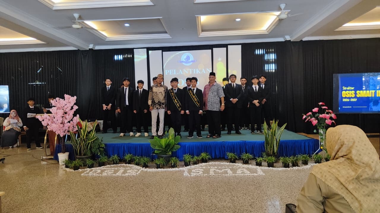 Estafet Kepemimpinan, Hafiz Ali Sajidan Resmi Pimpin OSIS SMAIT IMC Periode 2026–2027