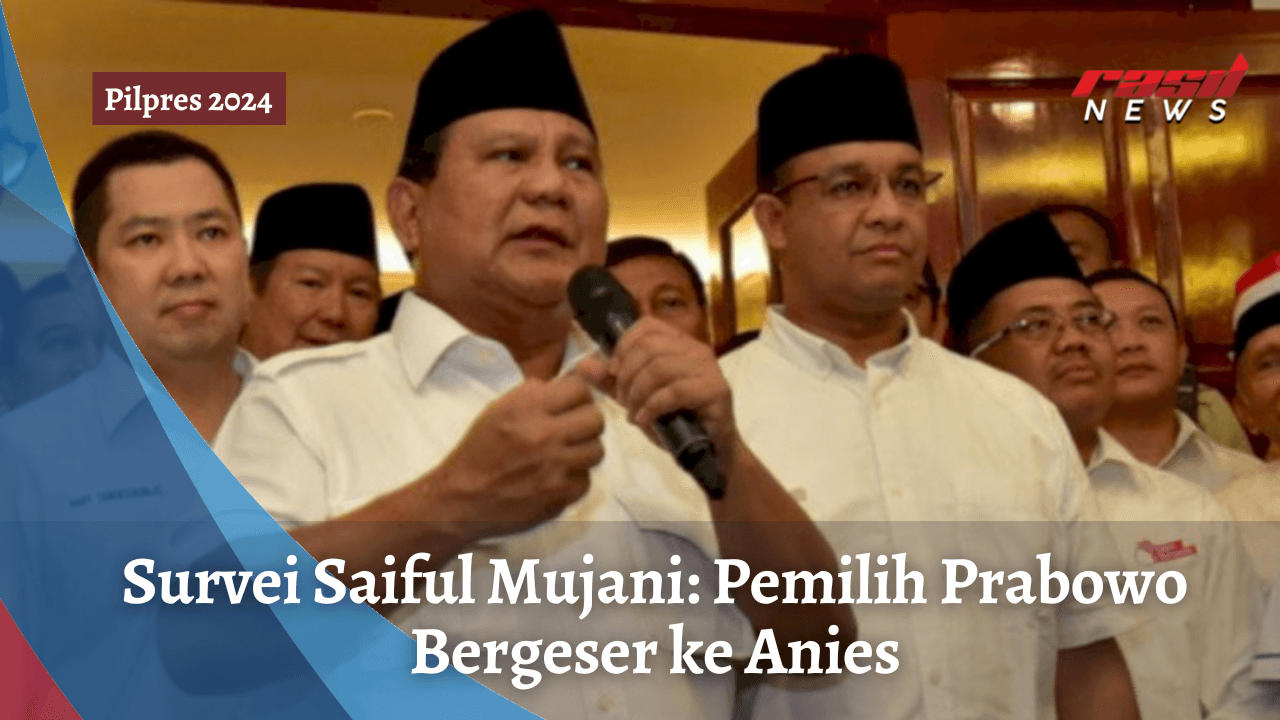 Survei Saiful Mujani: Pemilih Prabowo Bergeser ke Anies