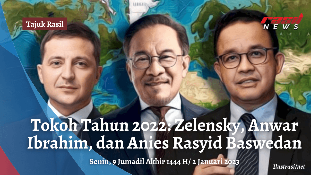 Tajuk Rasil : Tokoh Tahun 2022: Zelensky, Anwar Ibrahim, dan Anies Rasyid Baswedan