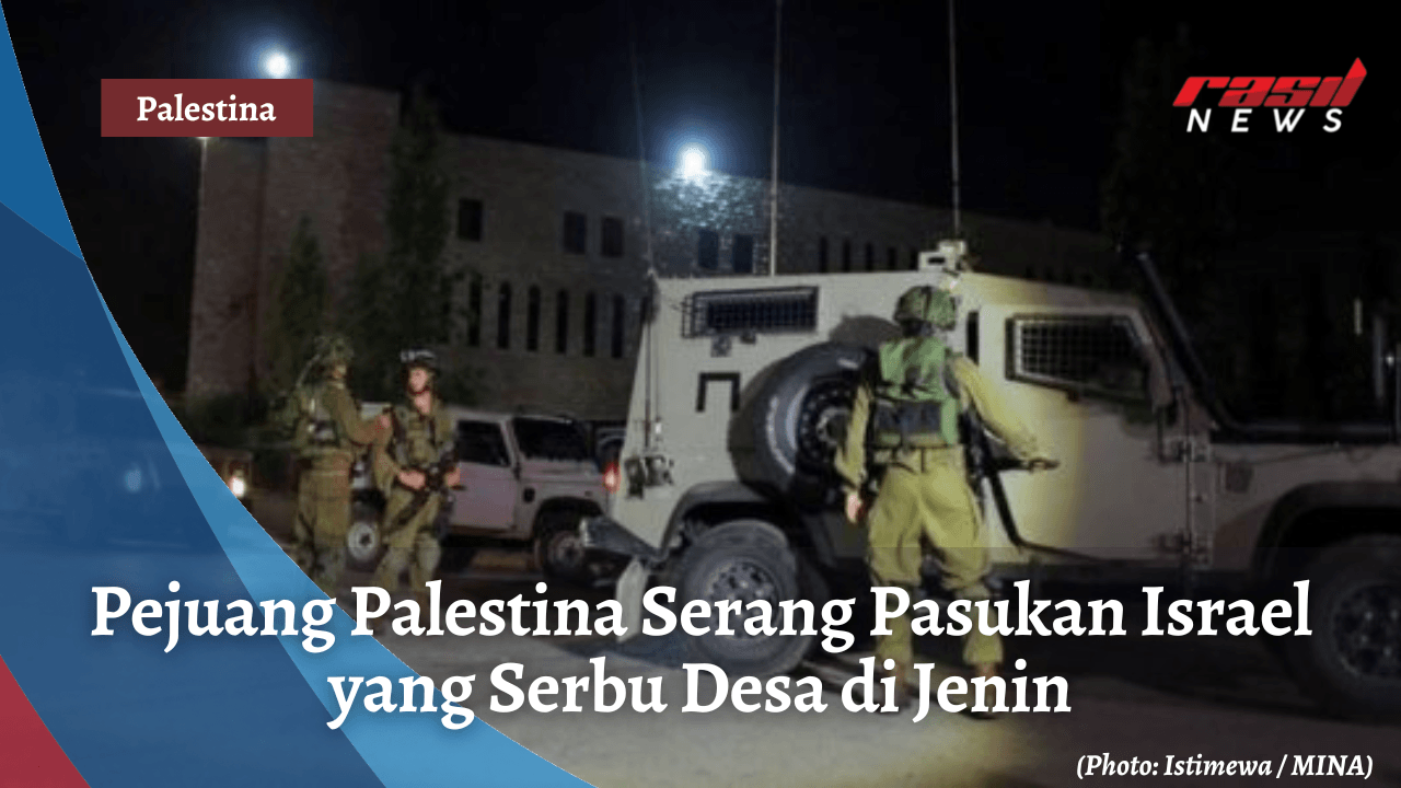 Pejuang Palestina Serang Pasukan Israel yang Serbu Desa di Jenin