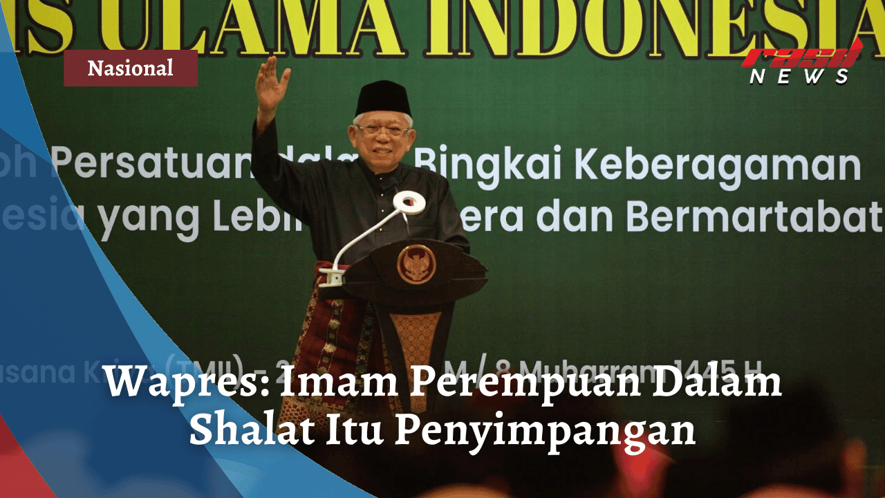 Wapres: Imam Perempuan Dalam Shalat Itu Penyimpangan