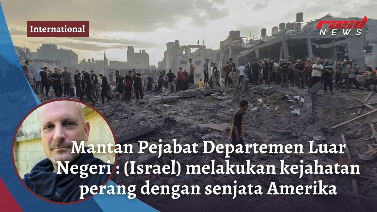 Mantan Pejabat Departemen Luar Negeri : (Israel) melakukan kejahatan perang dengan senjata Amerika