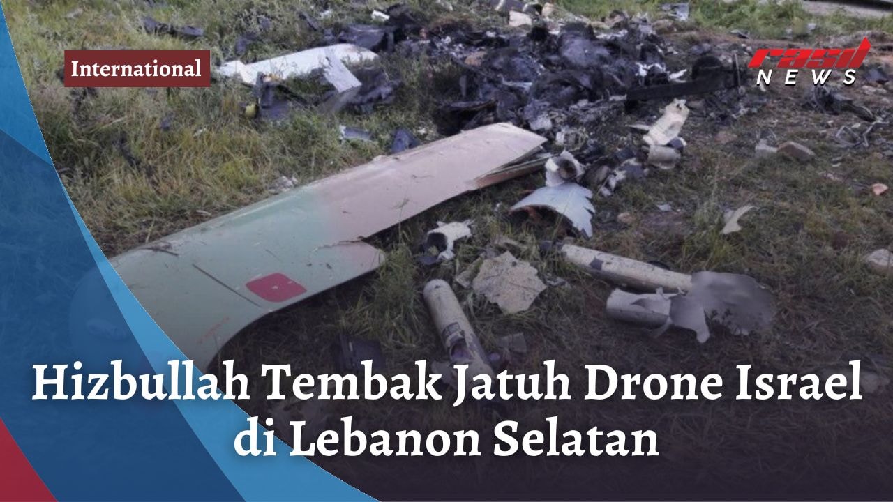 Hizbullah Tembak Jatuh Drone Israel di Lebanon Selatan