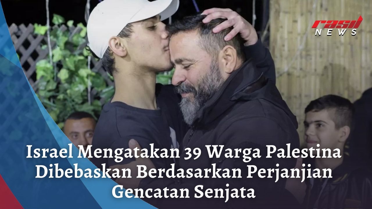 Israel Mengatakan 39 Warga Palestina Dibebaskan Berdasarkan Perjanjian Gencatan Senjata
