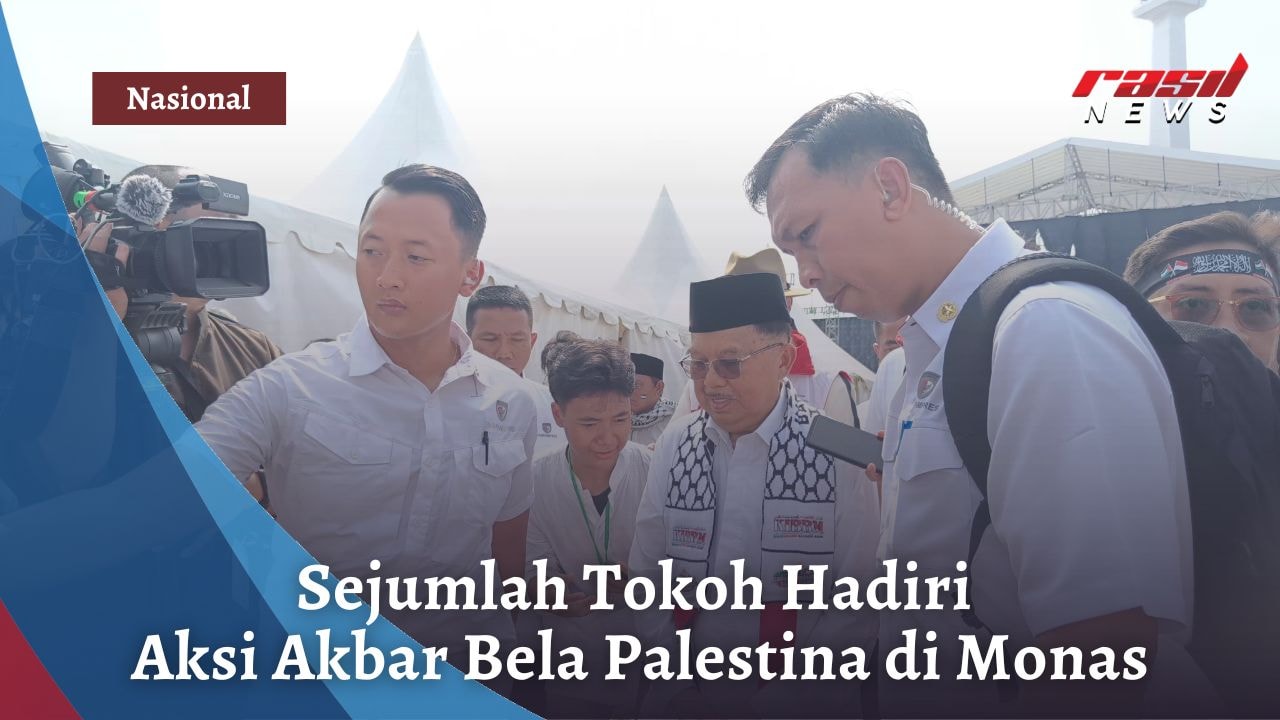 Sejumlah Tokoh Hadiri Aksi Akbar Bela Palestina di Monas