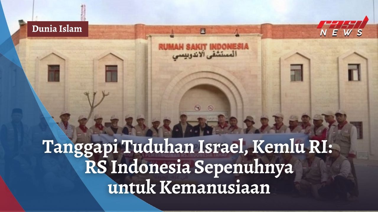 Tanggapi Tuduhan Israel, Kemlu RI: RS Indonesia Sepenuhnya untuk Kemanusiaan