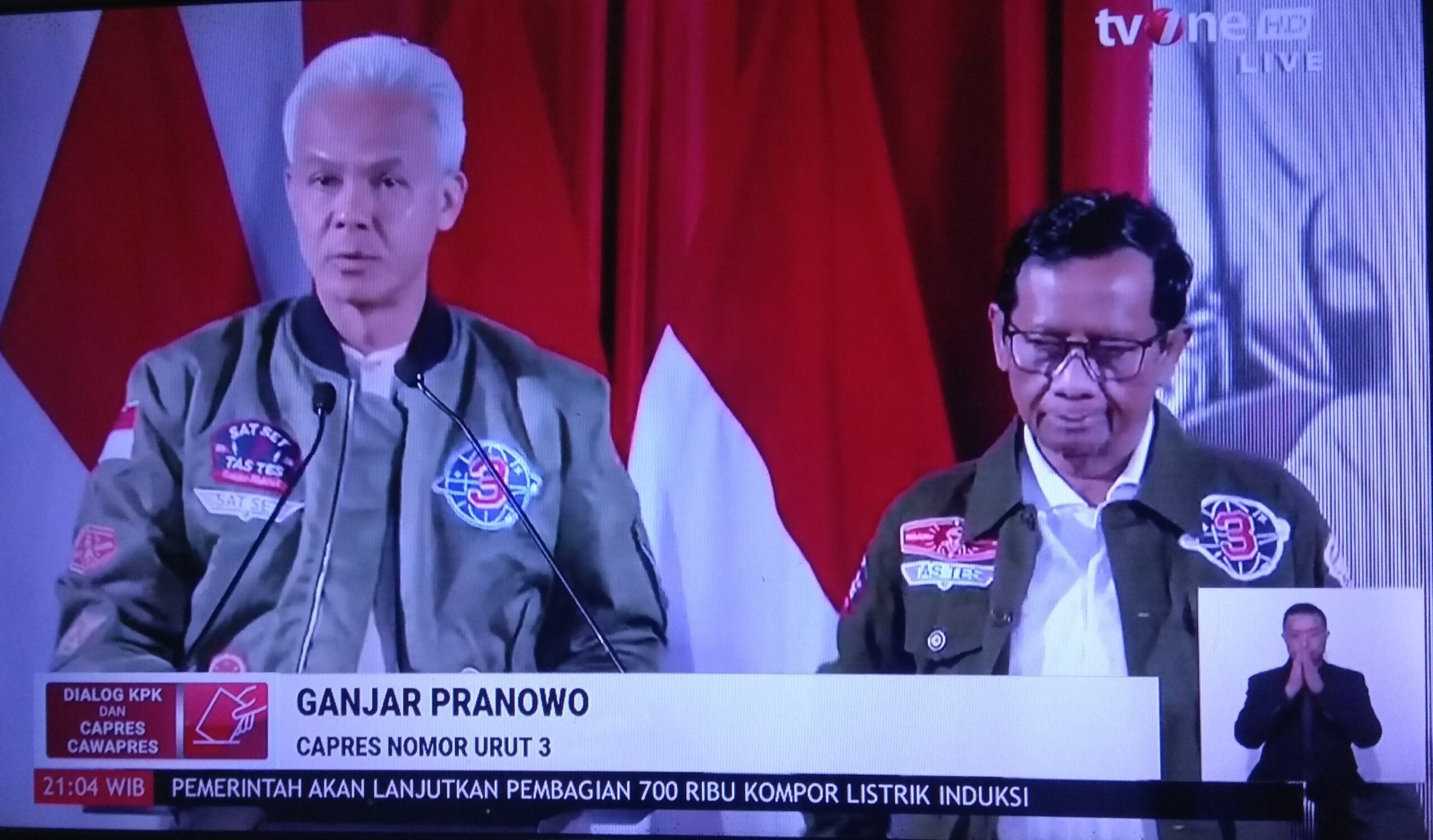 Ganjar Pranowo – Mahfud MD Dorong Pemulihan Independensi KPK dan Perubahan RUU Perampasan Aset Menjadi UU