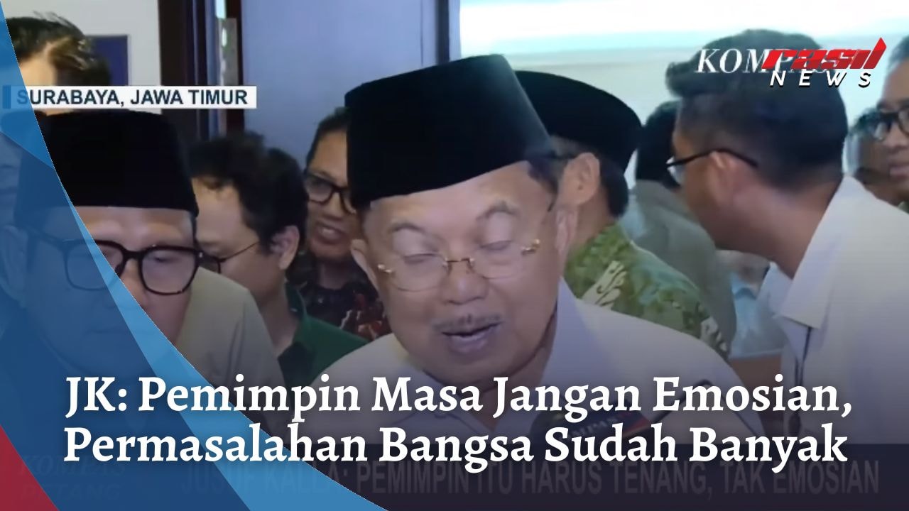 JK: Pemimpin Masa Depan Jangan Emosian, Permasalahan Bangsa Sudah Banyak
