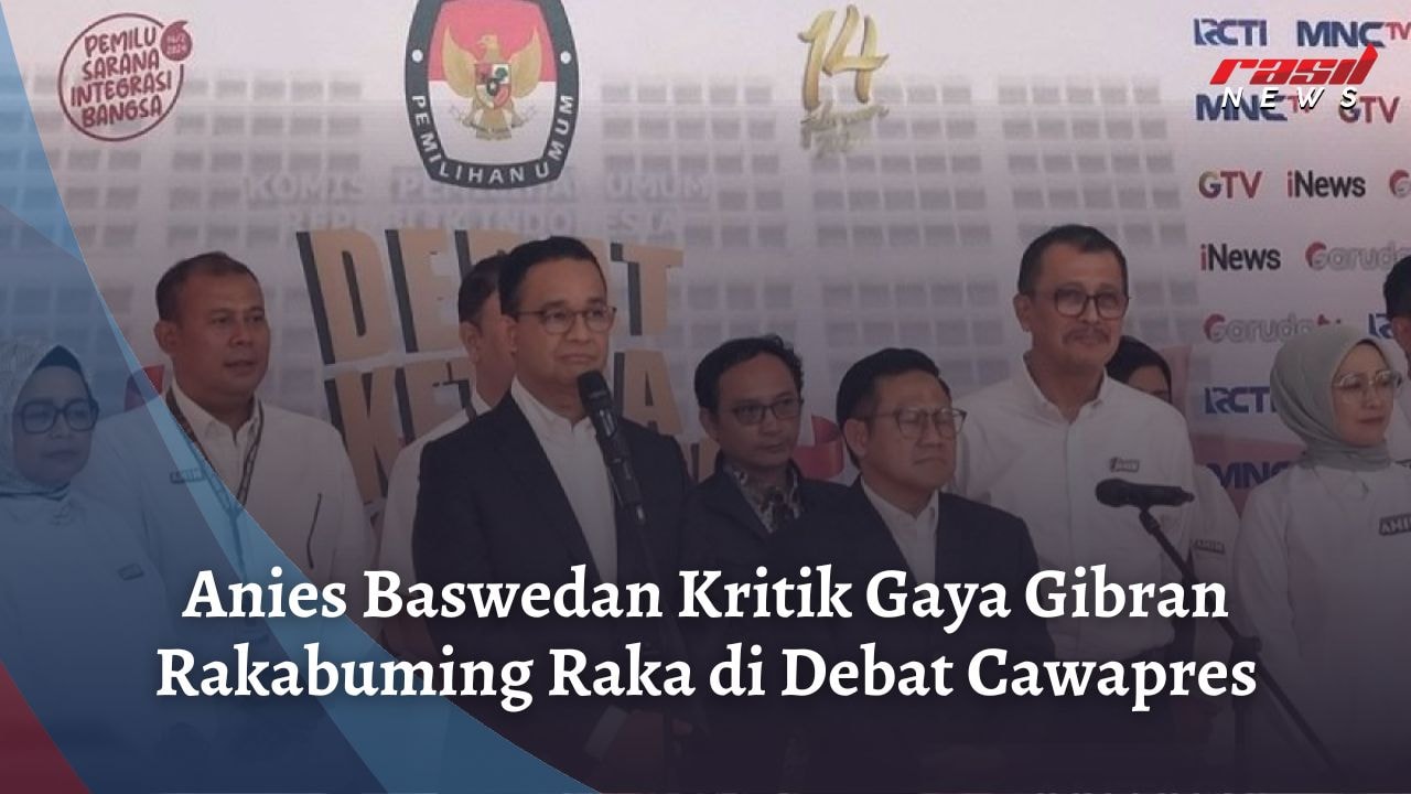 Anies Baswedan Kritik Gaya Gibran Rakabuming Raka di Debat Cawapres