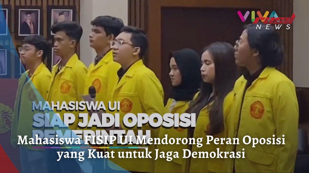 Mahasiswa FISIP UI Mendorong Peran Oposisi yang Kuat untuk Jaga Demokrasi
