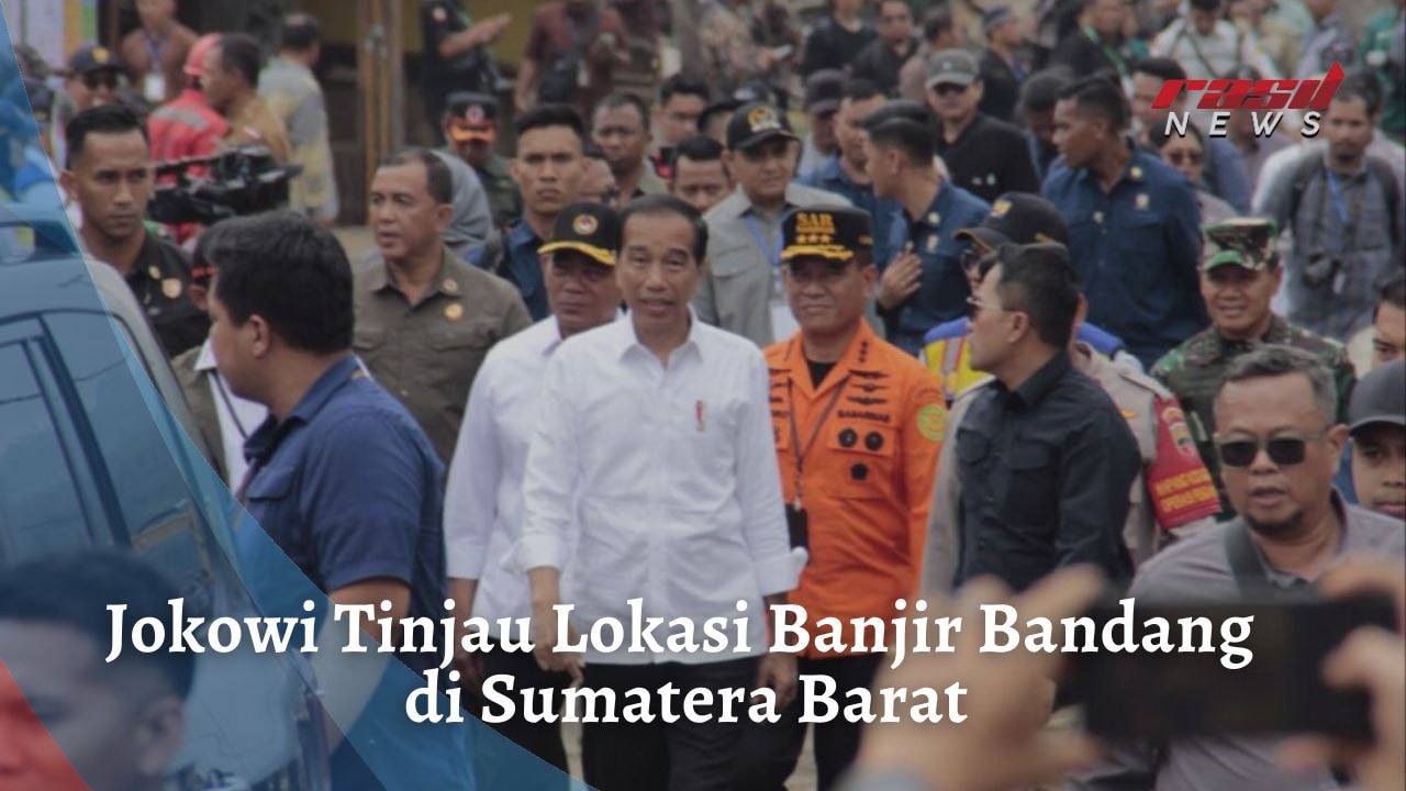 Jokowi Tinjau Lokasi Banjir Bandang di Sumatera Barat