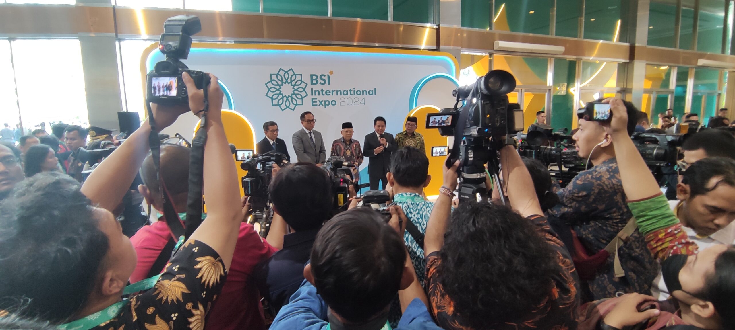 BSI International Expo, Wakil Presiden berujar BSI Baru Lahir Sudah Berlari