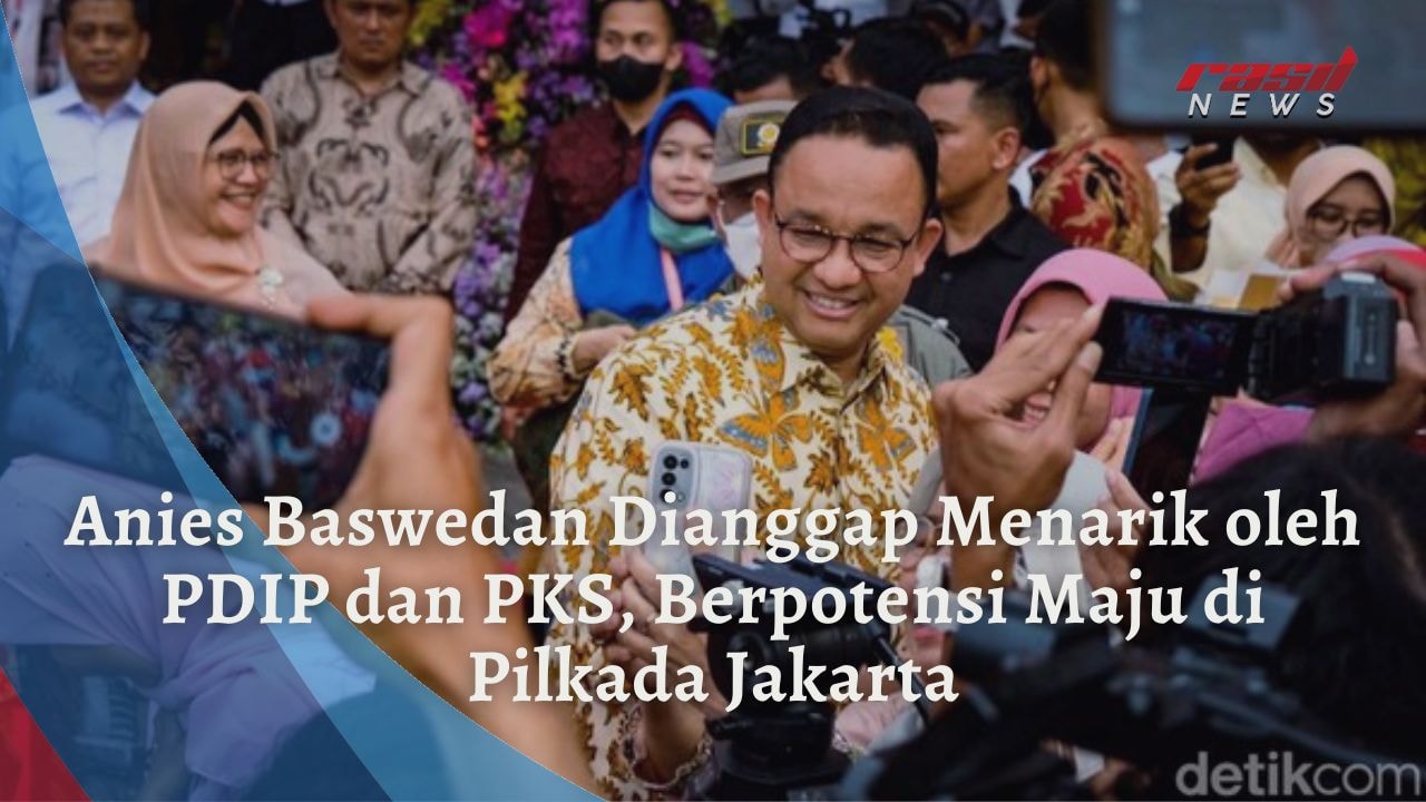 Anies Baswedan Dianggap Menarik oleh PDIP dan PKS, Berpotensi Maju di Pilkada Jakarta