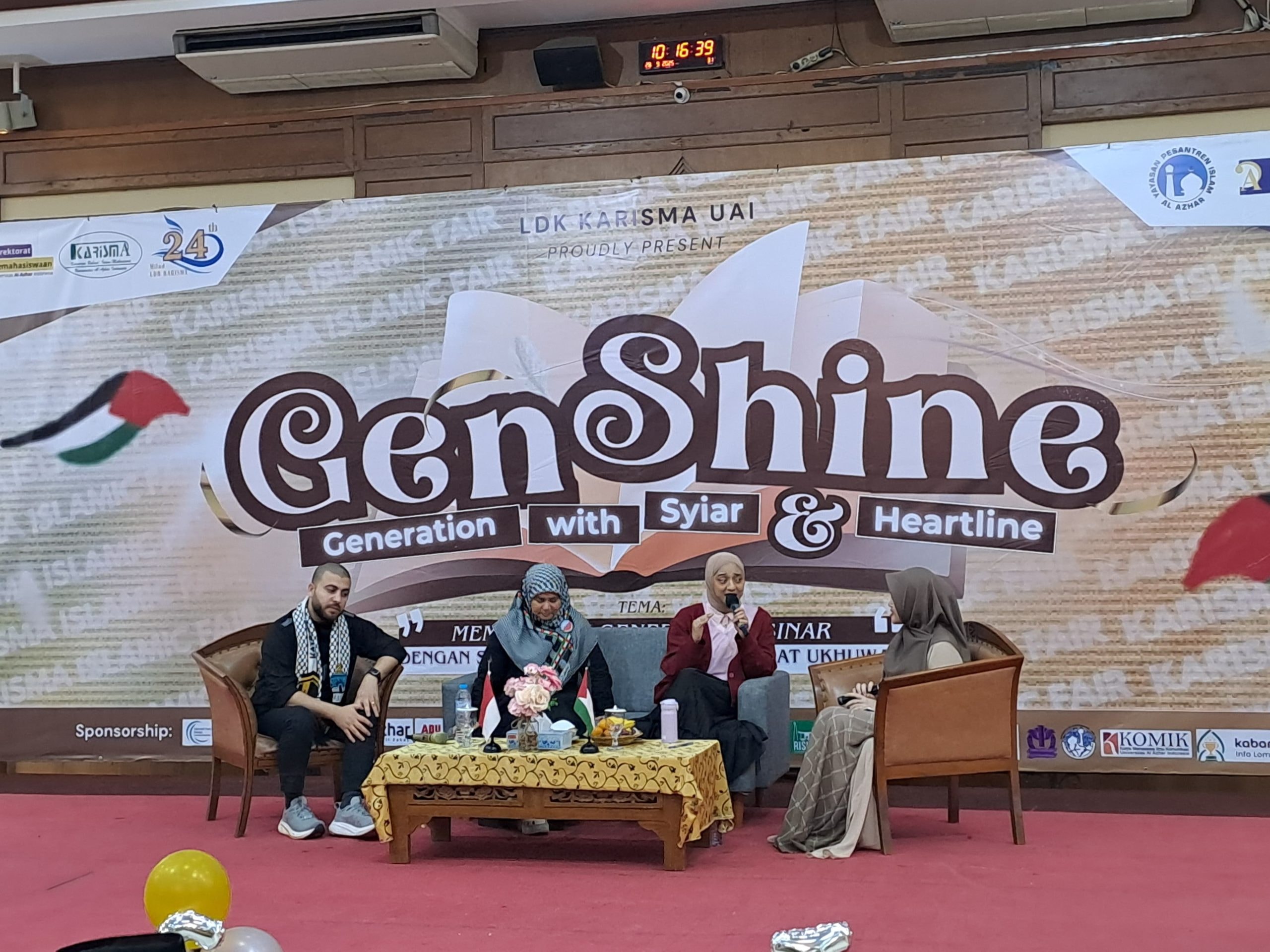 Chiki Fawzi dan Oday Al-Akhras Suarakan Palestina di KIF 2025
