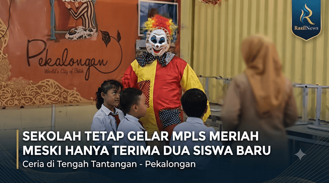 Sekolah Tetap Gelar MPLS Meriah Meski Hanya Terima Dua Siswa Baru