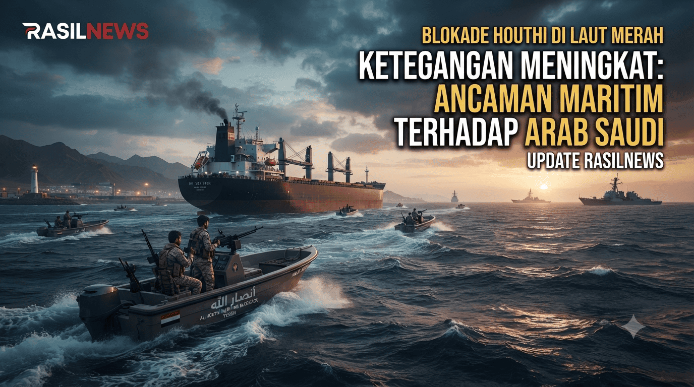 Houthi Umumkan Blokade Maritim terhadap Arab Saudi, Ketegangan di Laut Merah Meningkat