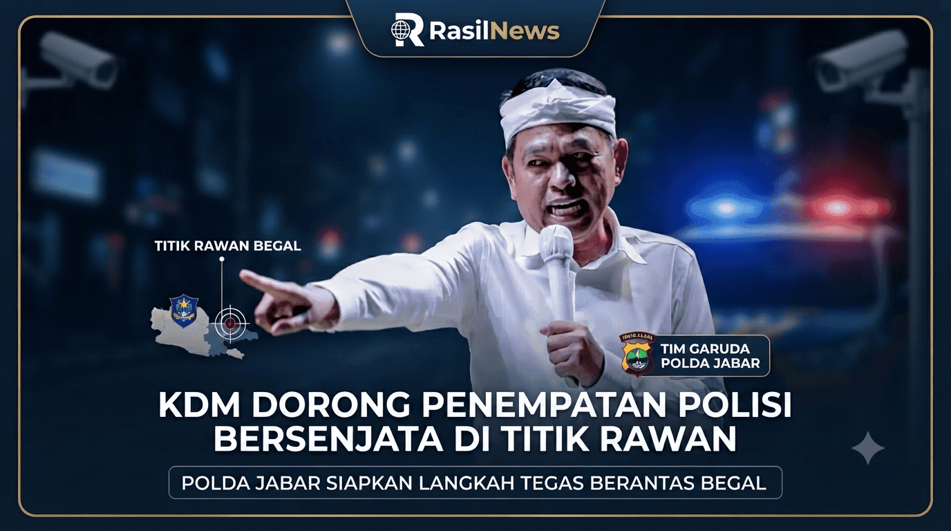 KDM Dorong Penempatan Polisi Bersenjata di Titik Rawan, Polda Jabar Siapkan Langkah Tegas Berantas Begal