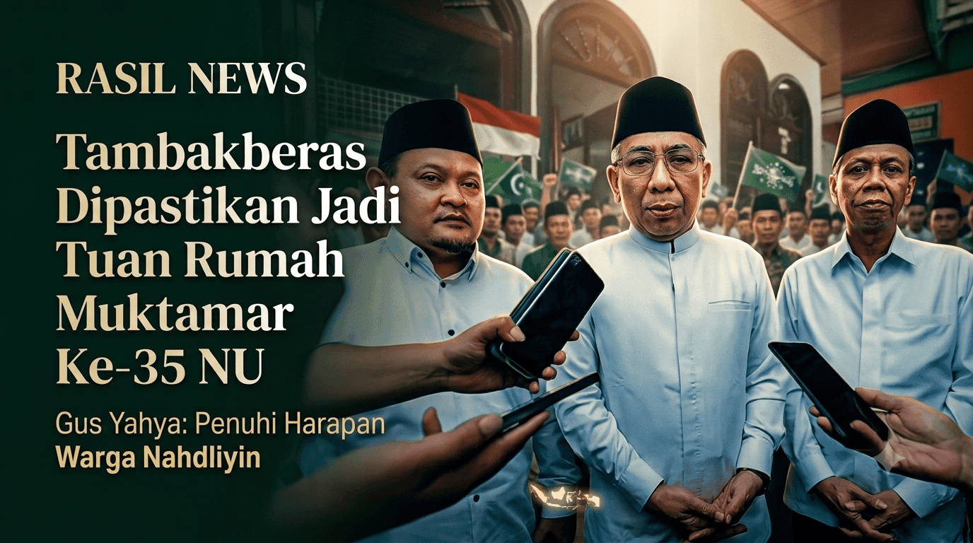 Tambakberas Dipastikan Jadi Tuan Rumah Muktamar Ke-35 NU, Gus Yahya: Penuhi Harapan Warga Nahdliyin