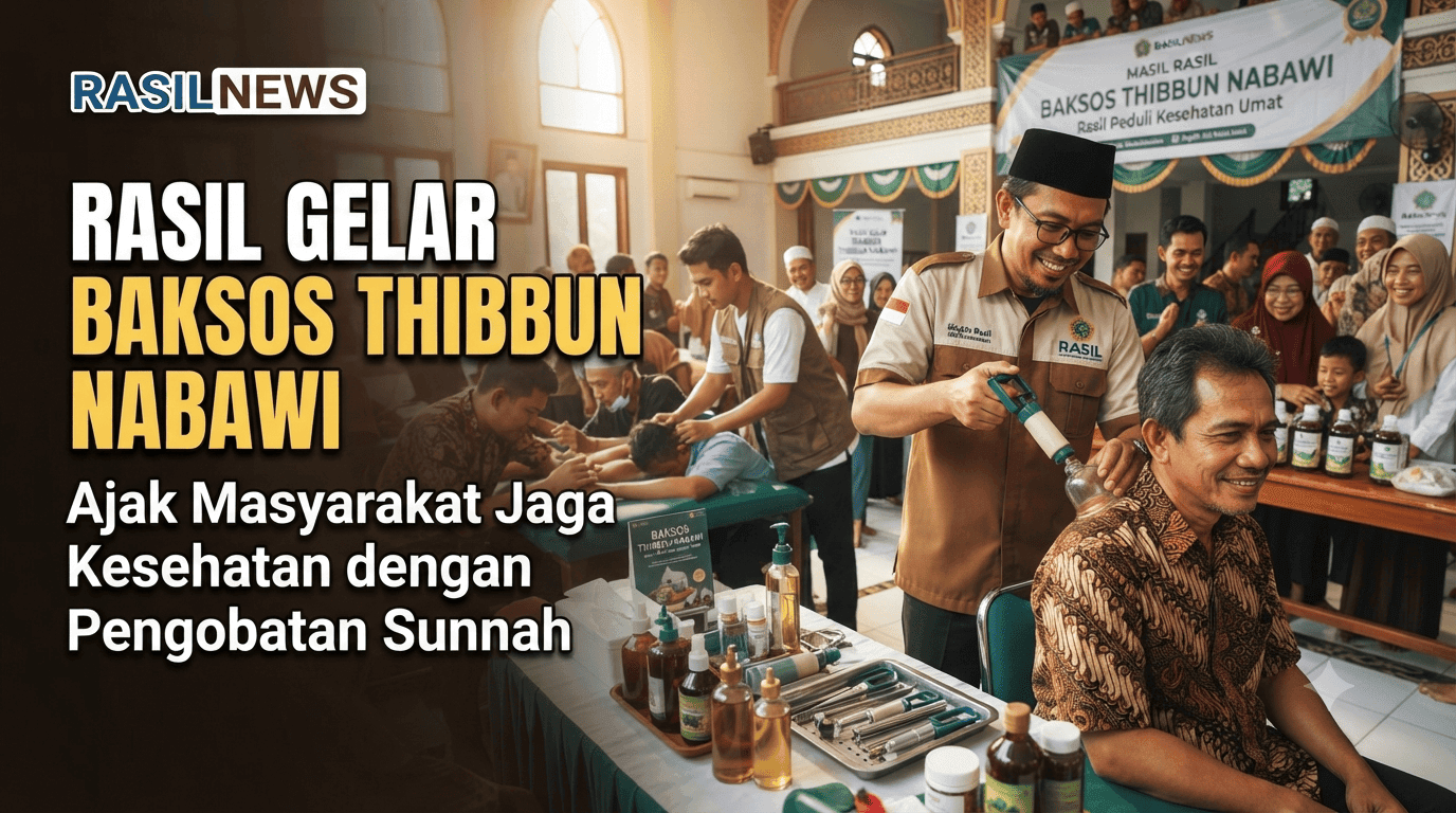Rasil Gelar Baksos Thibbun Nabawi, Ajak Masyarakat Jaga Kesehatan dengan Pengobatan Sunnah
