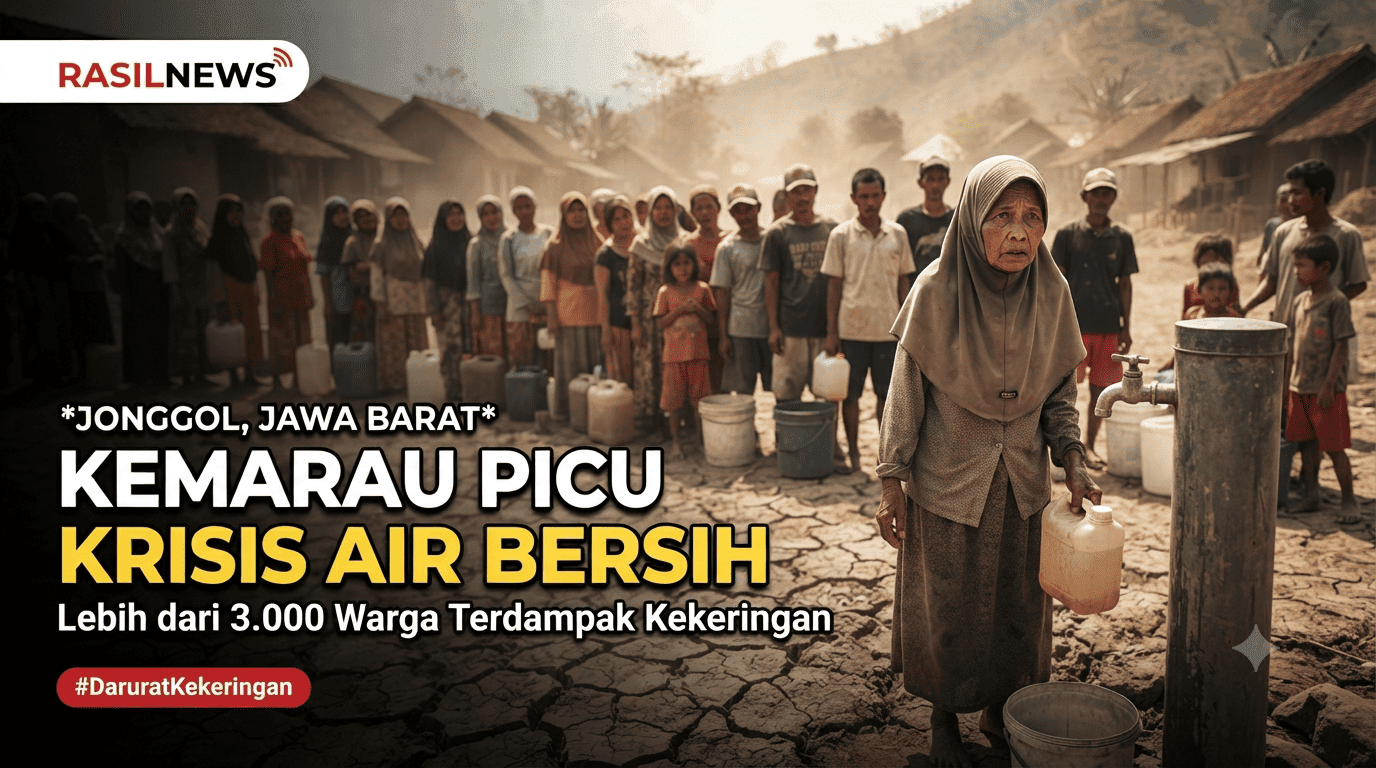 Kemarau Picu Krisis Air di Jonggol, Lebih dari 3.000 Warga Terdampak Kekeringan