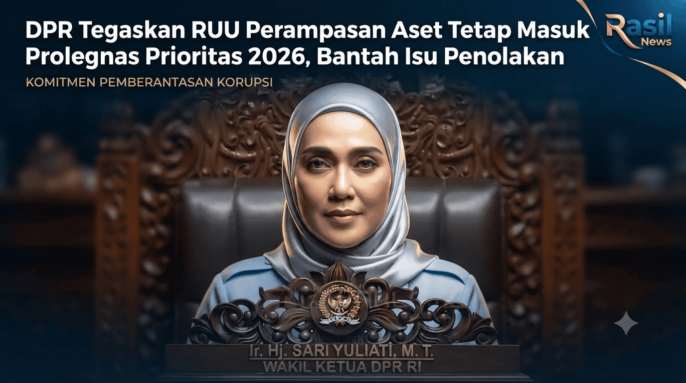 DPR Tegaskan RUU Perampasan Aset Tetap Masuk Prolegnas Prioritas 2026, Bantah Isu Penolakan