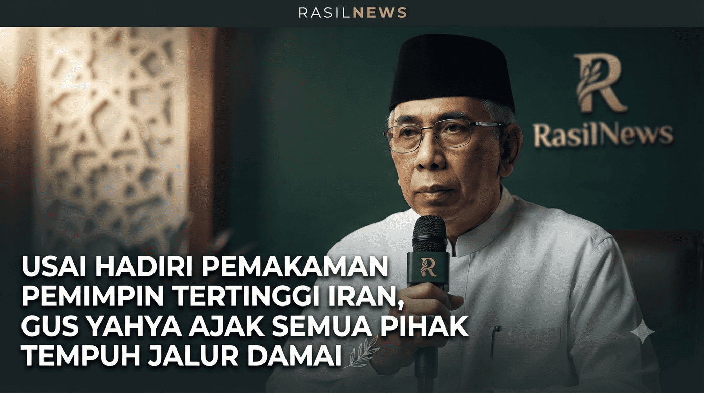 Usai Hadiri Pemakaman Pemimpin Tertinggi Iran, Gus Yahya Ajak Semua Pihak Tempuh Jalur Damai