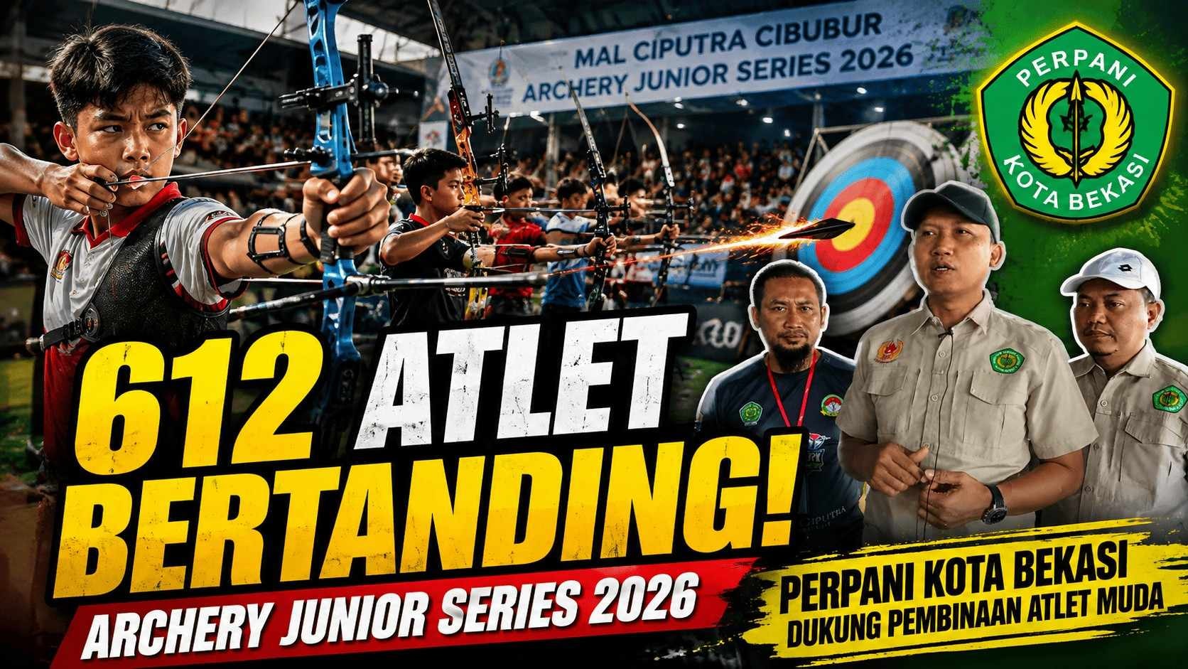 Perpani Kota Bekasi Dukung Archery Junior Series 2026, Ajang Pembinaan 612 Atlet Muda