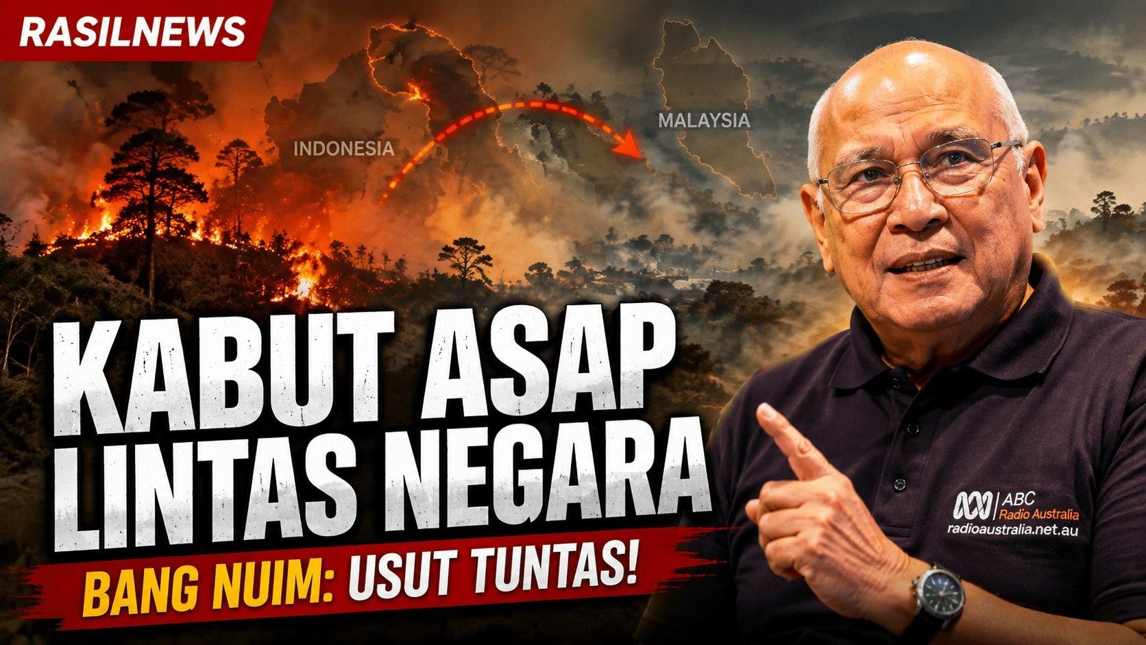 Kabut Asap Lintas Negara, Bang Nuim Khaiyath Minta Dugaan Pembakaran Hutan Diusut Tuntas
