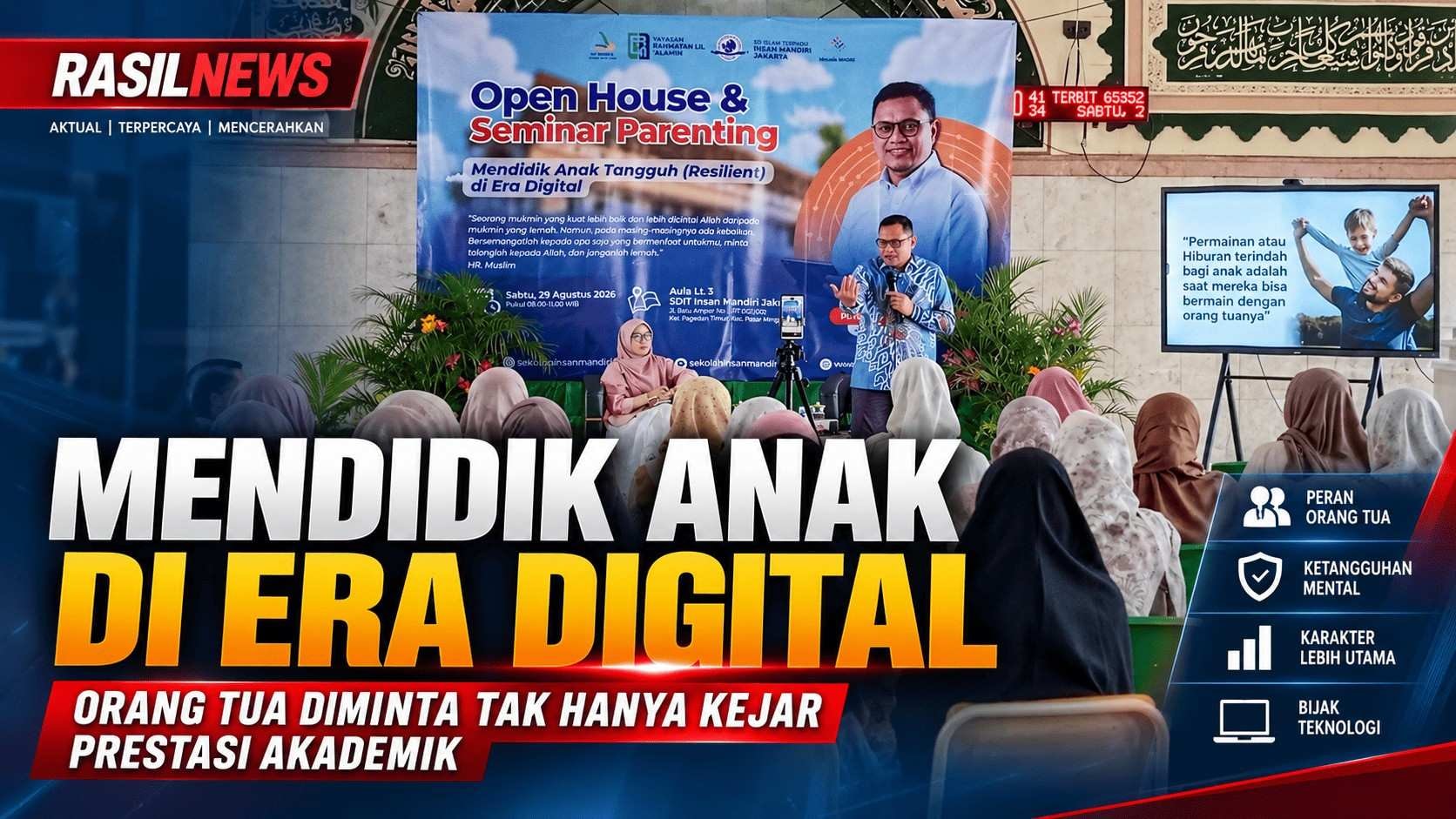 Mendidik Anak di Era Digital, Orang Tua Diminta Tak Hanya Kejar Prestasi Akademik