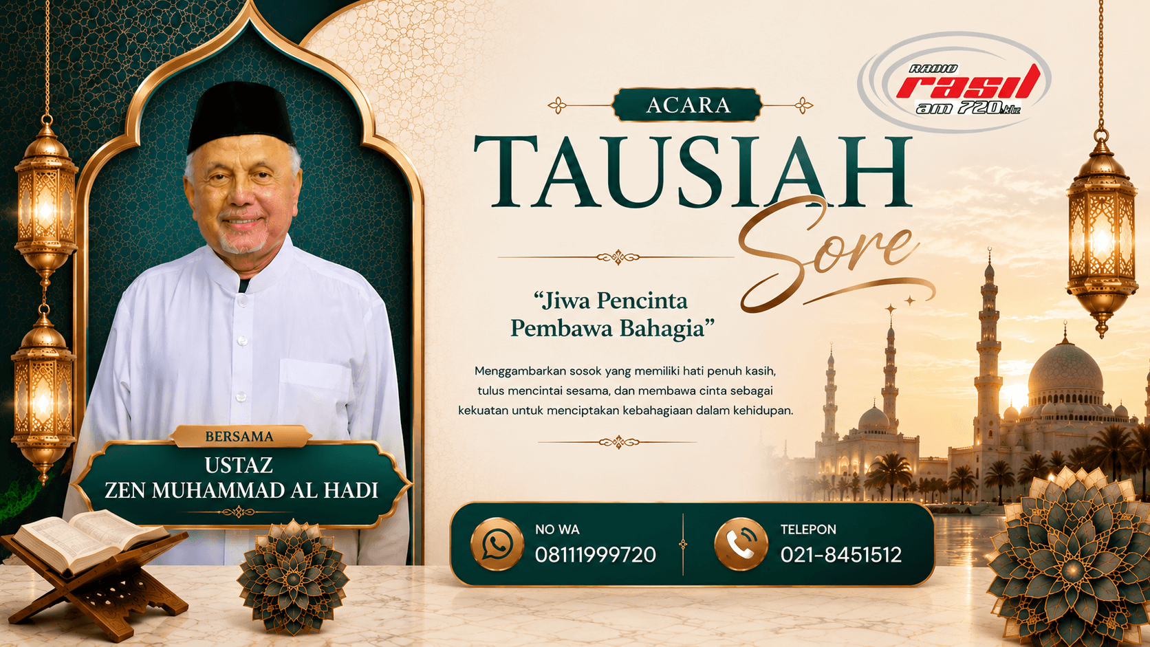 Tausiah Sore Bersama Ustaz Zen M. Al-Hadi