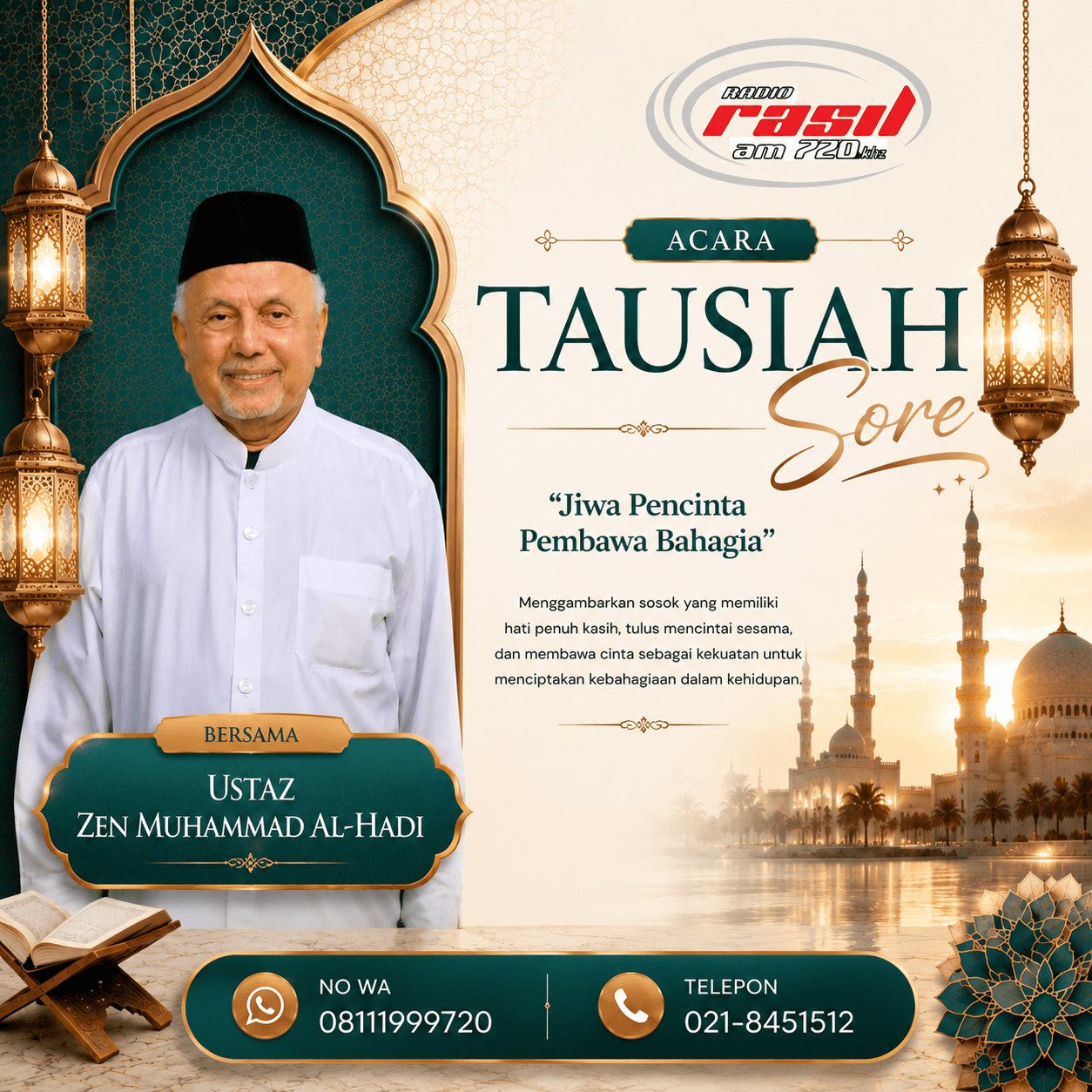 Tausiah Sore Bersama Ustaz Zen M. Al-Hadi