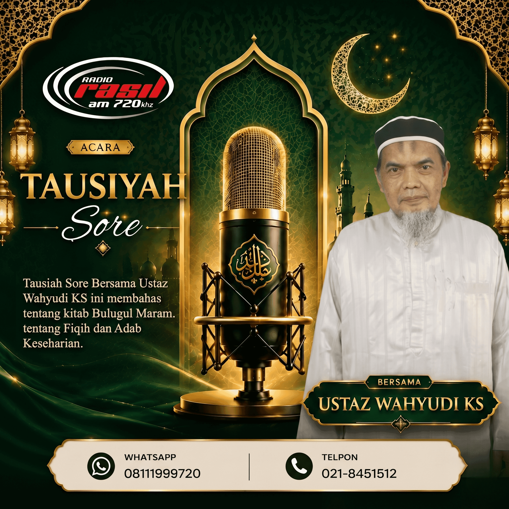 Tausiyah Sore Bersama Ustaz Wahyudi KS