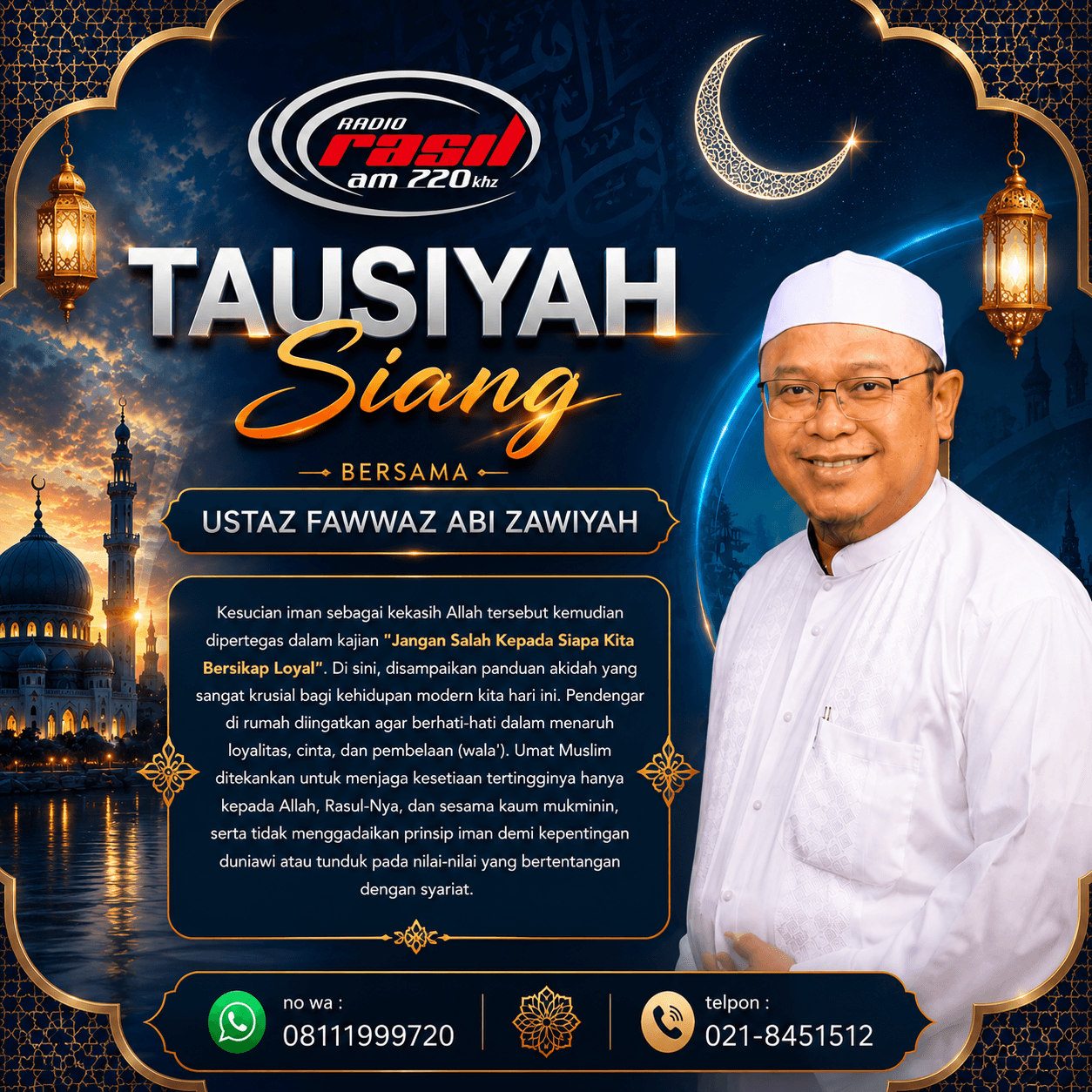 Tausiah Saing Bersama Ustaz Fawwaz Abi Jawiyah