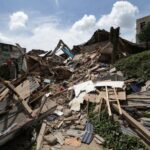 Kerusakan akibat gempa di Kampung Cibeureum Kaler, Desa Cibeureum, Kecamatan Cugenang, Kabupaten Cianjur, Jawa Barat, Selasa (22/11). (Foto: Kompas)