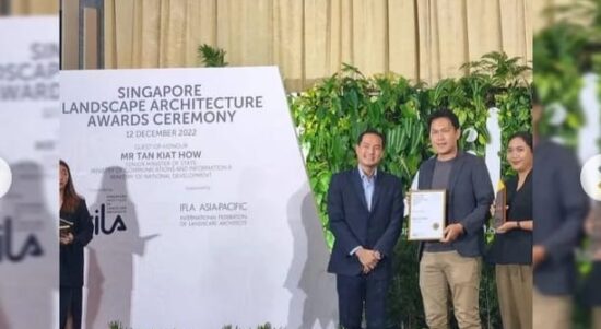 Tebet Eco Park meraih Gold Award, kategori Parks and Recreational pada Singapore Landscape Architecture Awards 2022 (Instagram Anies Baswedan)