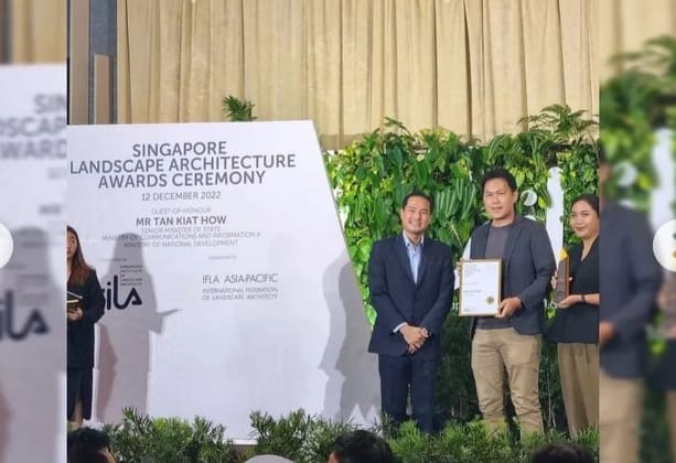Tebet Eco Park meraih Gold Award, kategori Parks and Recreational pada Singapore Landscape Architecture Awards 2022 (Instagram Anies Baswedan)