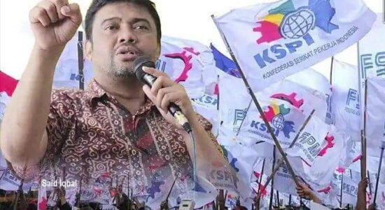 Presiden Konfederasi Serikat Pekerja Indonesia (KSPI) Said Iqbal (LasserNews Today)