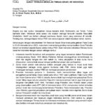Surat terbuka penolakan Timnas Israel ke Indonesia dari AWG untuk PSSI (dok. AWG)