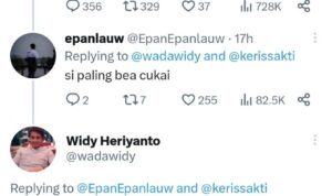 Analis senior Bea Cukai Kemenkeu, Widy Heriyanto berkomentar tak pantas di media sosial (tangkapan layar)