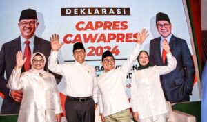 Deklarasi Cawapres Koalisi Perubahan untuk Persatuan di Hotel Majapahit, Surabaya, Sabtu (2/9/2023) [Rasilnews/akun instagram @aniesbaswedan]