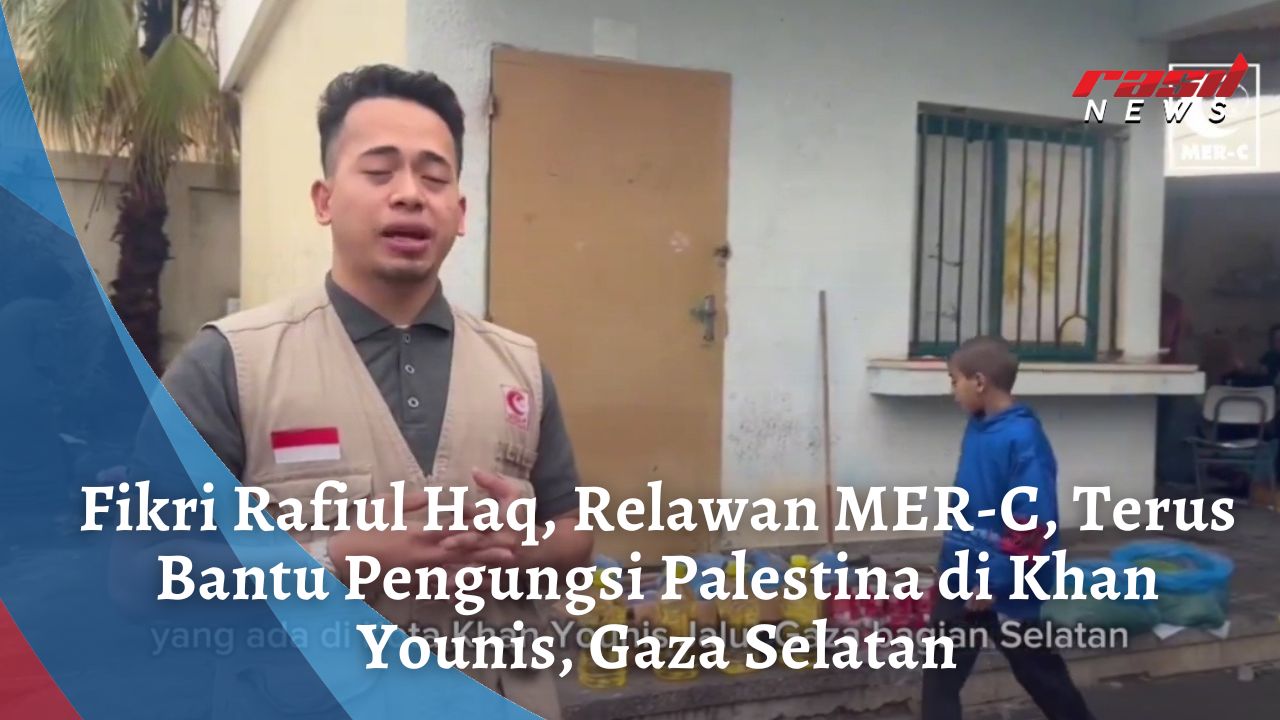 MER-C Komitmen Terus Bantu Pengungsi Palestina di Khan Younis, Gaza Selatan